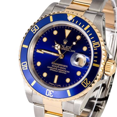 two-tone rolex submariner watch model 16613|rolex 16613 price guide.